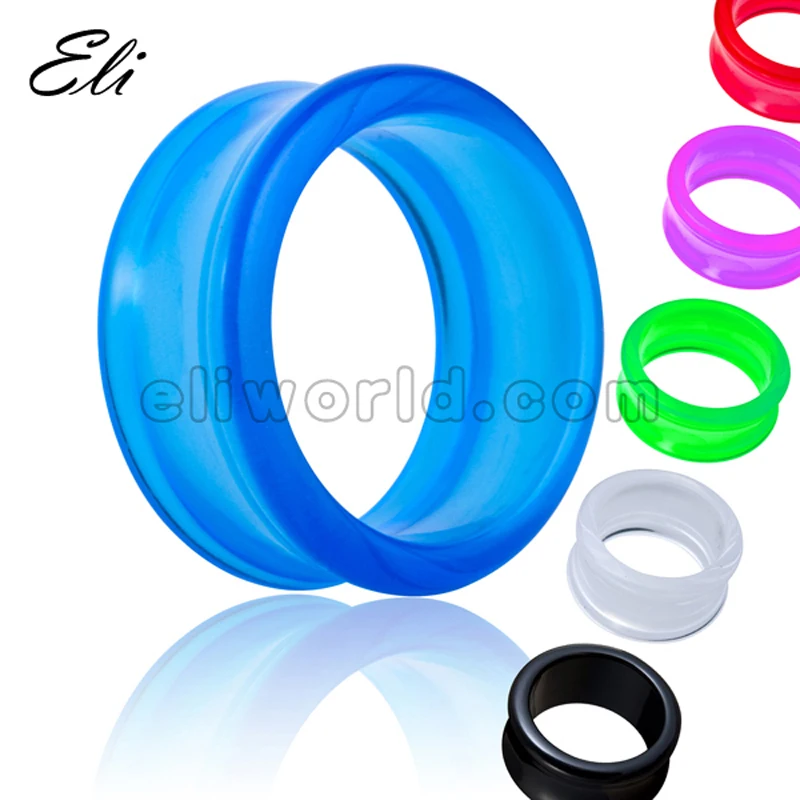 1 пара тонкий гибкий туннель для ушей|Украшения тела| |