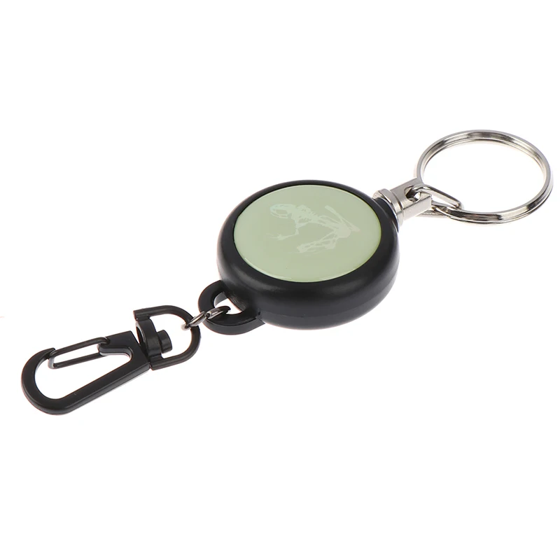 Упругий стальной трос выдвижное кольцо для ключей эластичный брелок отдача