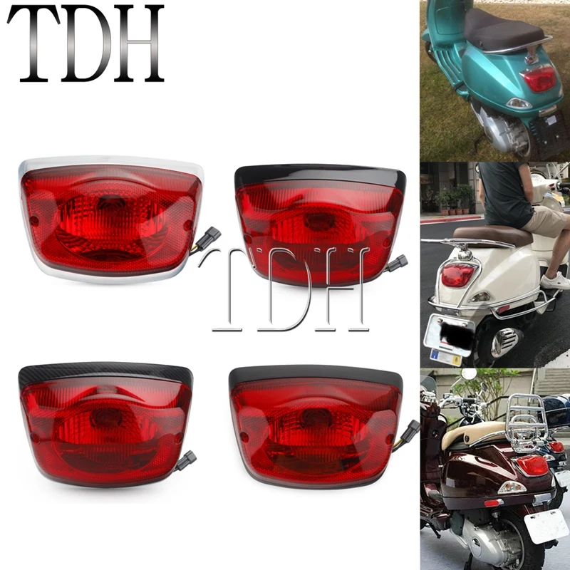 

For LX50 LX125 LX150 Scooter Tail Light Brake Stop Light Complete Taillight for LX/LXV 50-150cc IE E3 3V Touring