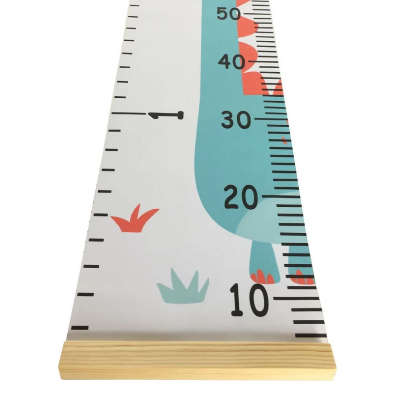 Висит полотно высота график роста детей Настенный декор линейка с деревянной