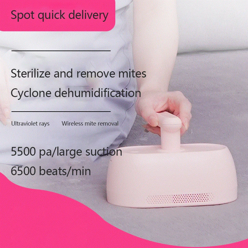 

Wireless Mite Remover Repellent UV Sterilizer Dehumidifier Bed Sofa Carpet Dust Vacuum Cleaner USB Charging Mite Killer Remover