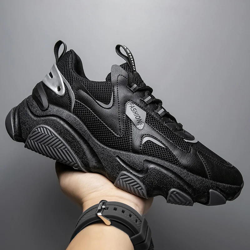 

Men Shoes In Men's Casual Shoes Male Mesh Sneakers Classics Man Leisure Shoes Fashion Comfortable Flats Sock Shoes Thick Sole 44