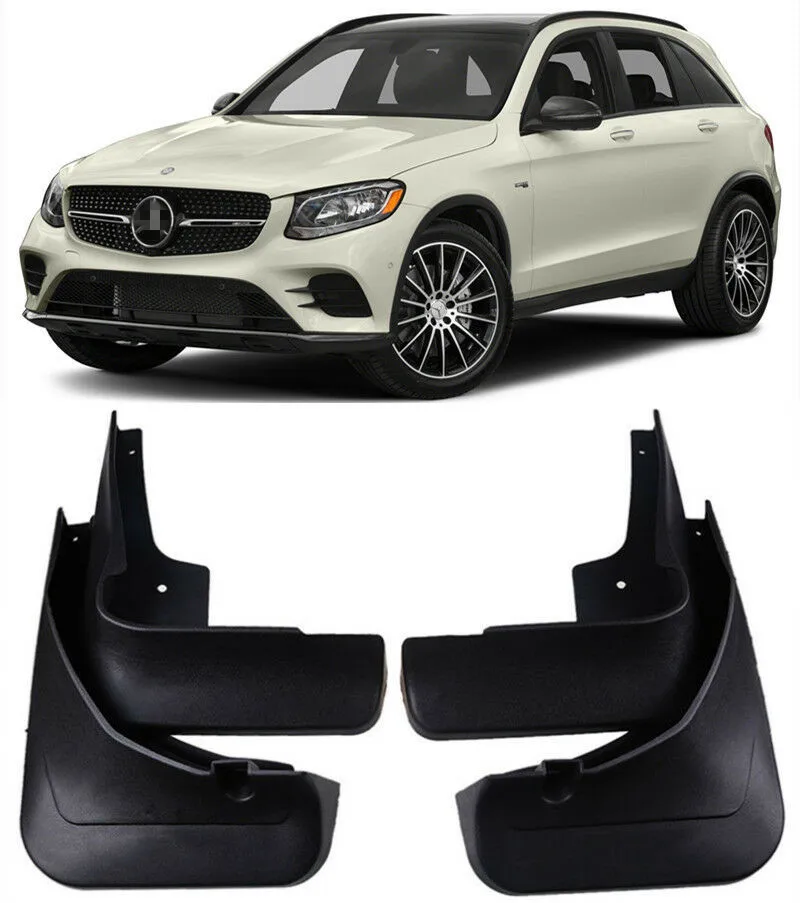 

Car Mud Flaps for Mercedes Benz GLC-Class GLC X253 2016-2019 Without Running Board Mudguards Splash Guards Car Fender Flares