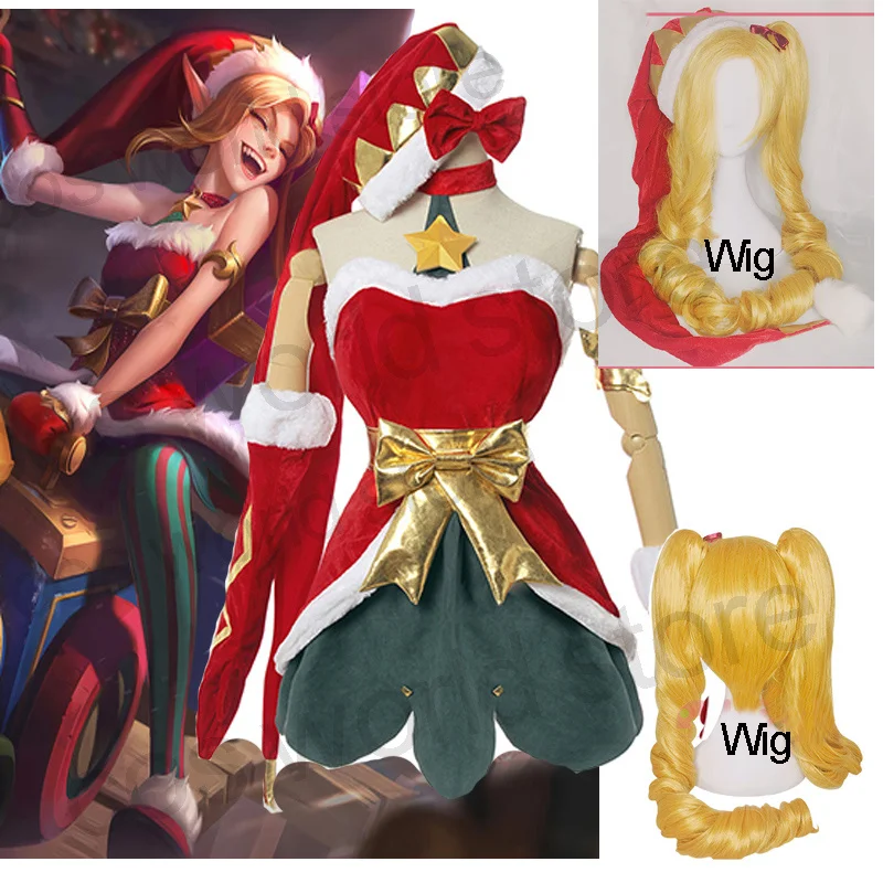 

Женский Рождественский костюм личи из «Лиги Легенд»