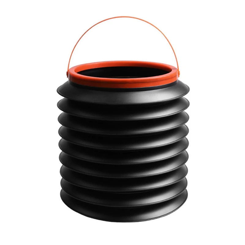 Универсальное автомобильное складное ведро для мусора объемом 4 л ящик хранения