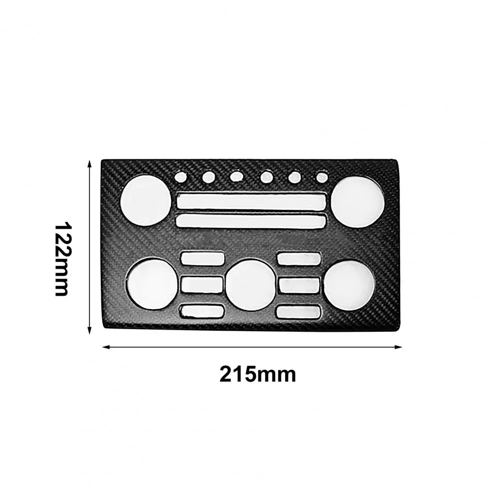 

Panel Cover Waterproof Dust-proof Carbon Fiber Anti-scratch Center Control Panel Trim for Nissan GT-R35 2008-2016