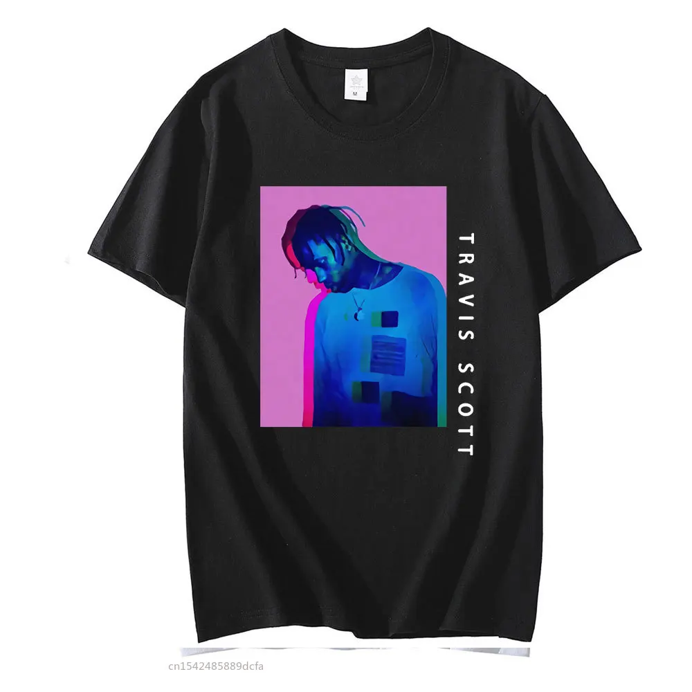 

Travis Scott Printed T Shirt Summer Popular Short Sleeve Casual Daily Tees Tops