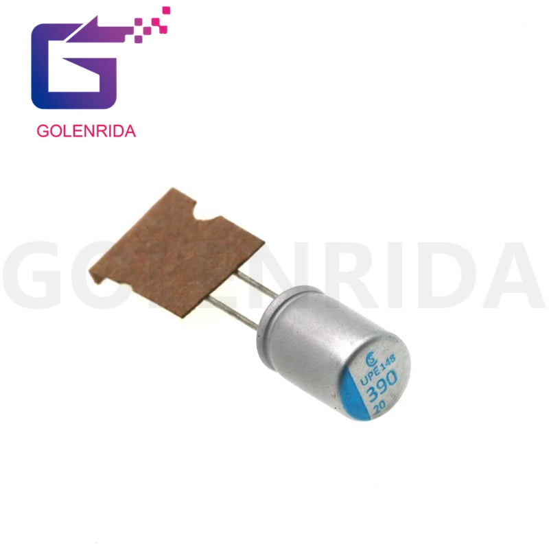 

10pcs 20V390UF 8*12 390UF 20V Solid Aluminum Electrolytic Capacitor for Computer Mainboard Video Card/Graphics Card
