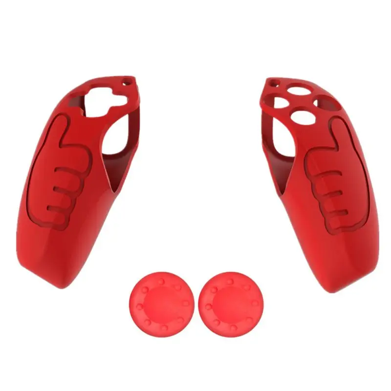 

For PS5 Game Handle Protective Cover Non-slip Sleeve Silicone Sleeve For PS5 Accessories Thumb Thicker Sleeve + Rocker Cap