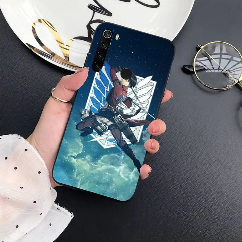 

Attack on Titan Phone Case For Xiaomi Redmi Note 4 X 5 6 7 8 pro 6A