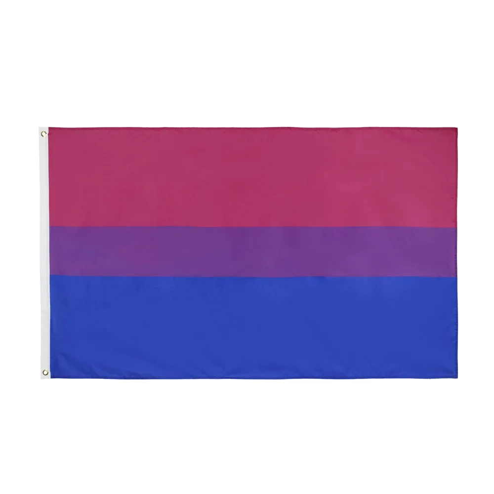 ЛГБТ Bi Pride бисексуальный флаг бисексуальности 90x150 см | Дом и сад