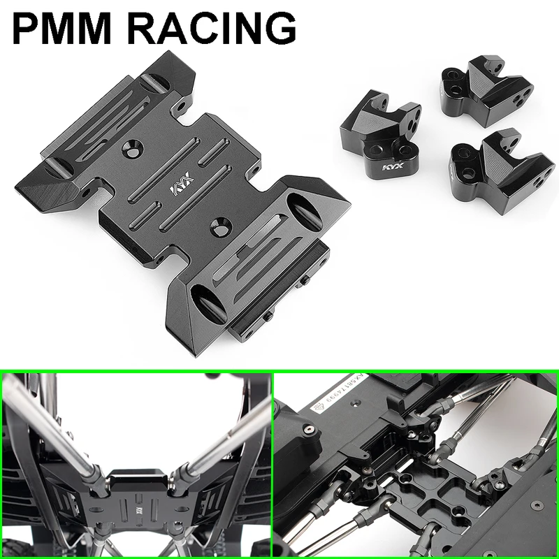 

1set Aluminum alloy CNC chassis With pull code For 1/10 RC Crawler Car AXIAL SCX10 III AX103007 Upgrade parts
