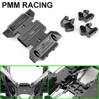 1set aluminum alloy cnc chassis with pull code for 110 rc crawler car axial scx10 iii ax103007 upgrade parts