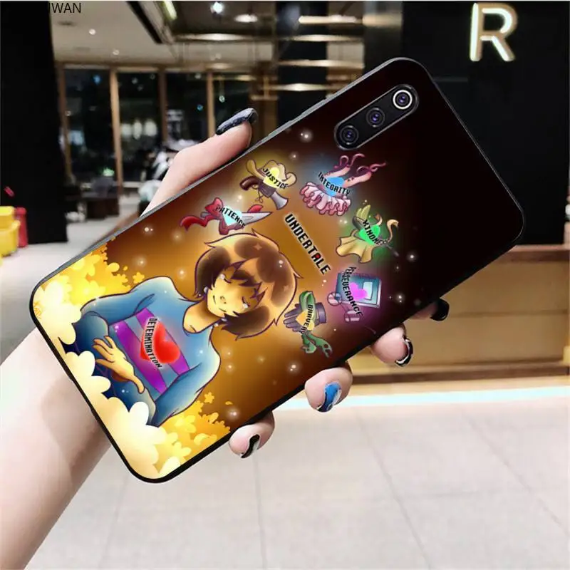 Мягкий черный чехол для телефона из ТПУ Undertale Sans And His Puns Xiaomi Mi10 10Pro 10 lite Mi9 9SE 8SE Pocophone