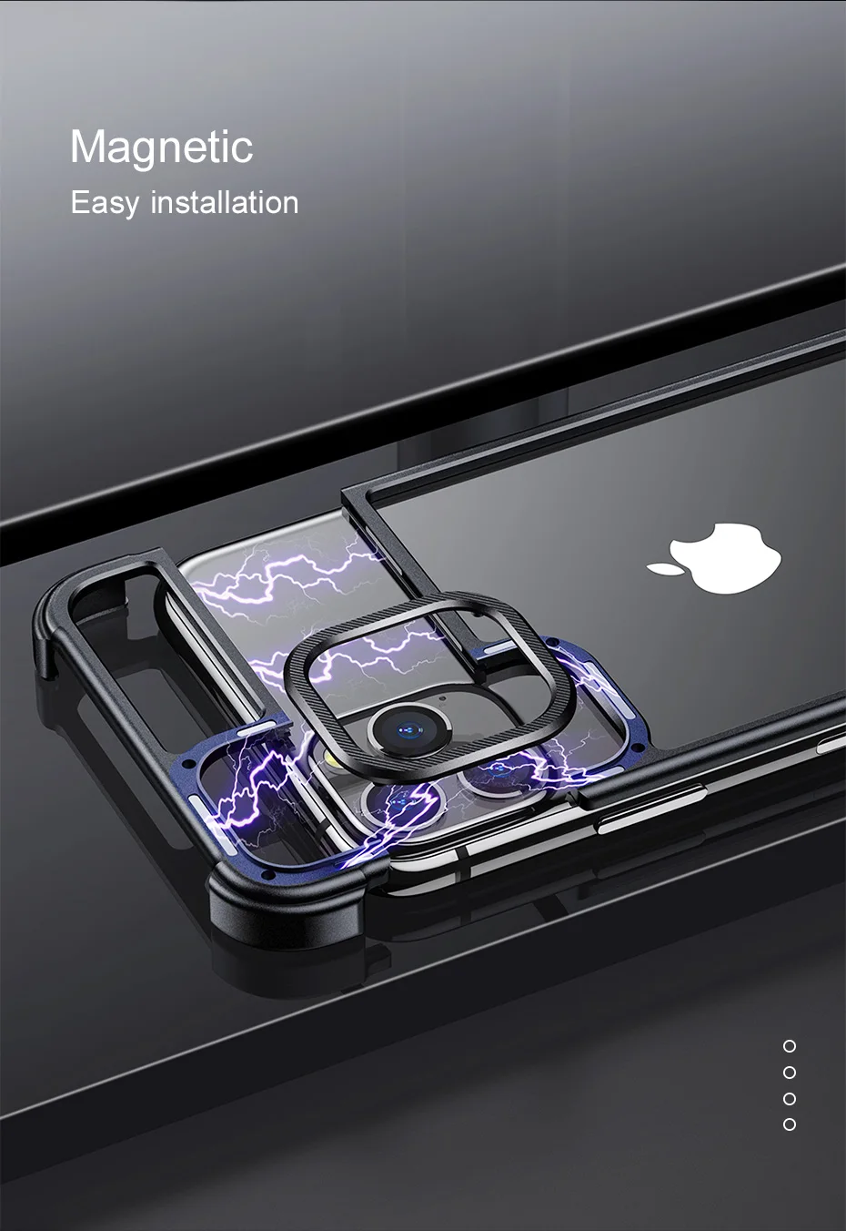 Чехол для телефона с металлической рамкой для Iphone11 11pro, магнитный притяжение, голая машина, защита от падения, чехол для телефона для Iphone11 pro max