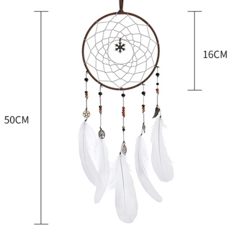 Креативное домашнее украшение Ловец снов светодиодная лампа в виде пера