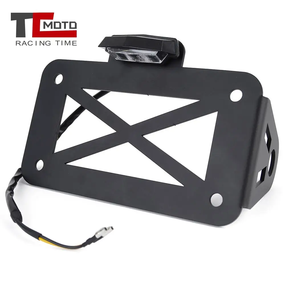 

Мотоциклетный номерной знак подходит для Harley Sportster Bobber Chopper пользовательское Боковое крепление номерной знак кронштейн модифицированный держатель