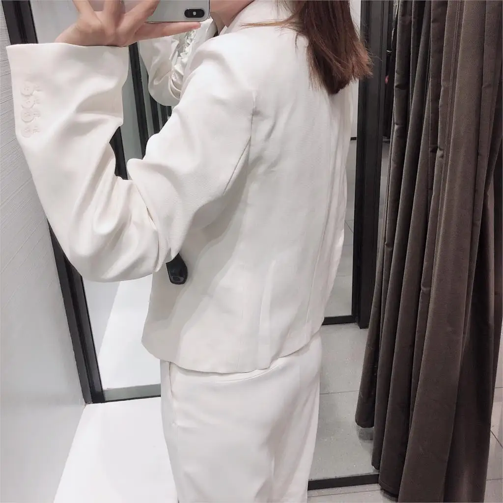 Осень 2019 новая &quotЖенская одежда пуговицы играть роль досуга костюм куртка 26648