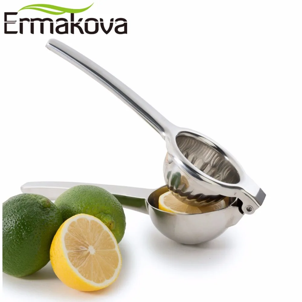 ERMAKOVA сверхмощный соковыжималка для лимона из нержавеющей стали удобная ручная