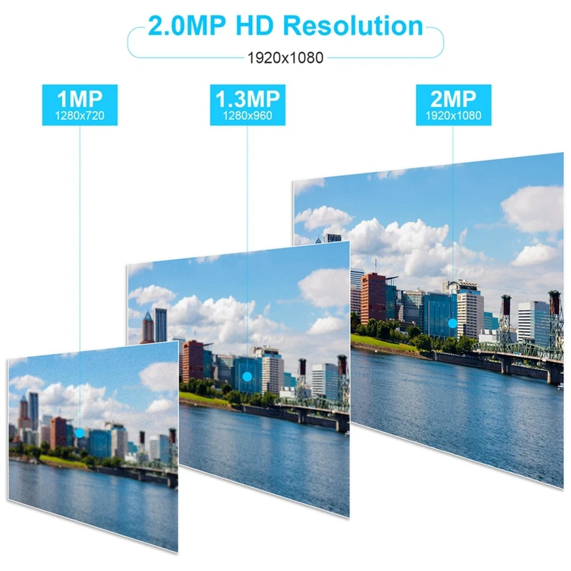 Zclever 1080P PoE 8CH H.265+ HDMI HD NVR домашняя камера безопасности система с 8 шт. открытый/закрытый водонепроницаемый 2.0MP CCTV IP camera