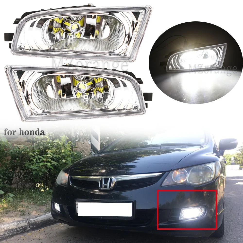 Светодиодные противотуманные фары s для HONDA CIVIC FD1 FD2 2006-2011 головные светильник ры