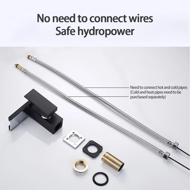 Новый светодиодный светящийся смеситель для раковины с контролем температуры