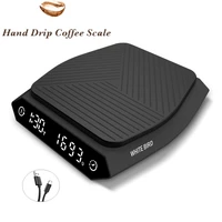 digital coffee scale with precision timer 2kg 0 1g household electronic coffee drip kitchen scale weight balance measuring tool