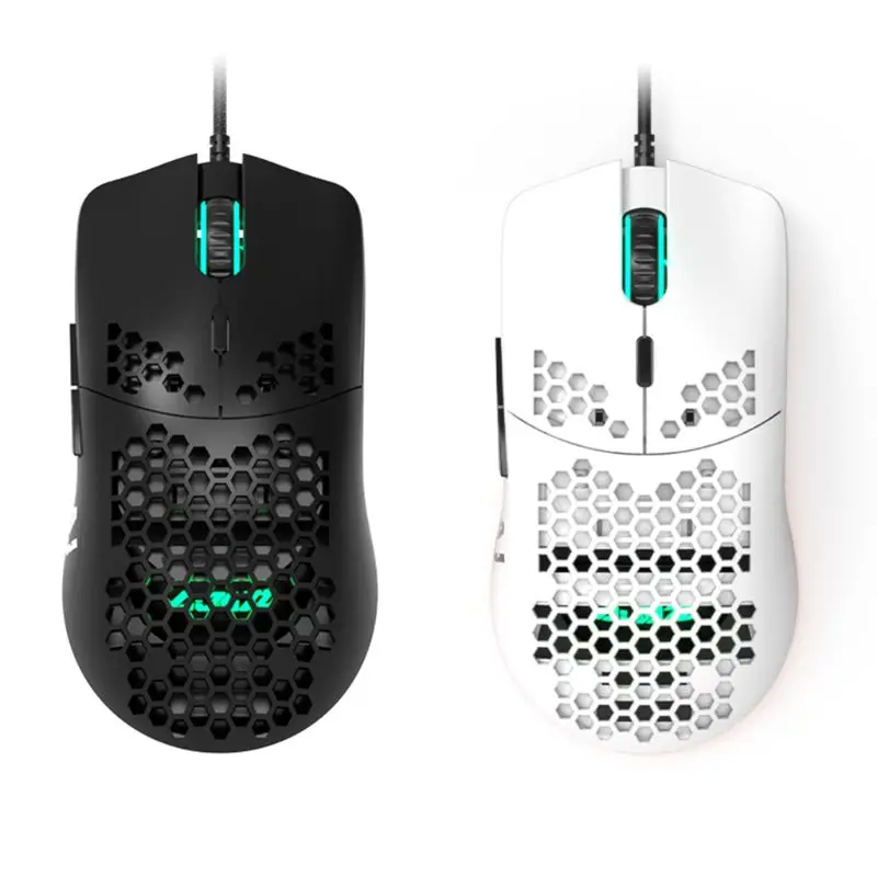 

1Pc AJ390 Lightweight Wired Mouse Hollow-out Gaming Mouce Mice 6 DPI Adjustable 7Key Hot