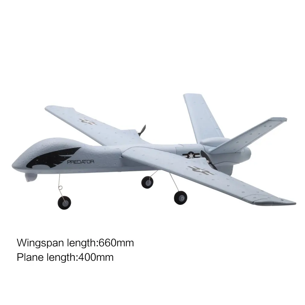 Z51 Хищник 2 4G 2CH 660 мм размах крыльев дистанционное управление RC самолет