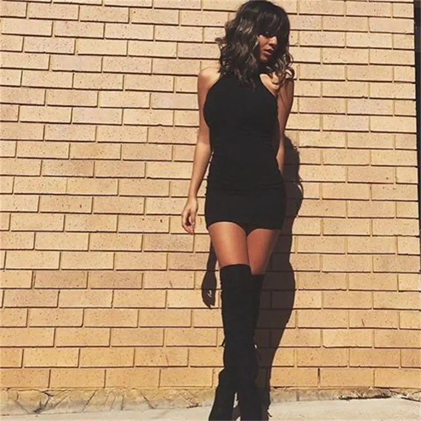 Новые летние модные женские туфли комбинезон без рукавов Вечеринка Оболочка