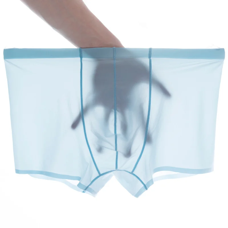

NXY Seamless Ice Silk low waist sexy men boxers brief Smooth and fashion