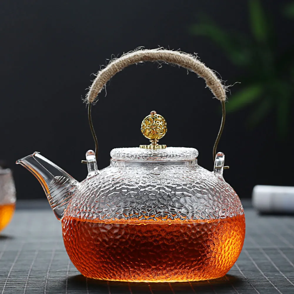 

Heat Resistant Glass Teapot Household Teaware Glass Teapot For Stove Explosion Proof Infuser Milk Tea Set Utensils For Kitchen