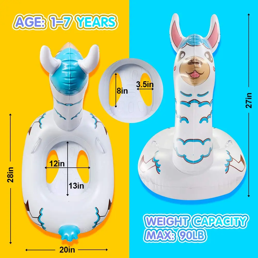 Детские надувной для бассейна нарукавники плавания Альпака кольцо детей