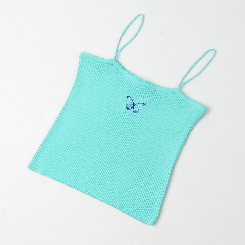 

Summer Tops Women Clothes Cotton Crop Top Femme Sweet Short Cropped Blusas Solid Colors Tanks Camis Female Slim Basic Corset