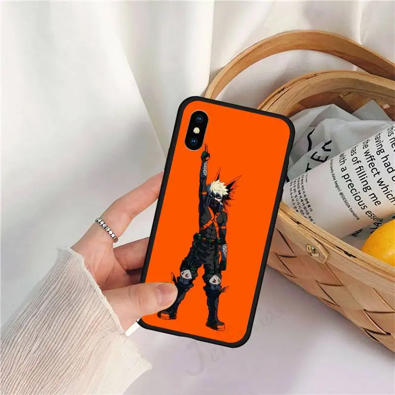 

Katsuki bakugo my hero academia Phone Case for iPhone 11 12 pro XS MAX 8 7 6 6S Plus X 5S SE 2020 XR