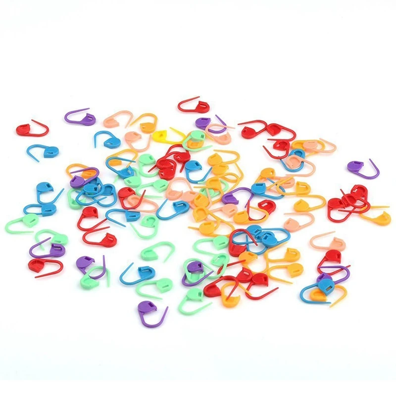 Новые 80 шт Красочные Вязание кроше блокировки иглы маркеры ремесло помощник | Дом