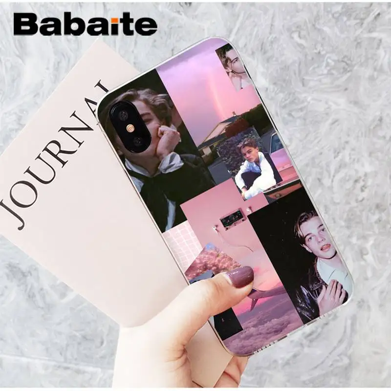Babaite dicaprio leo young leonardo Новинка чехол для телефона Fundas чехол для iPhone8 7 6 6S Plus X XSMAX 5 5S SE XR 11 11pro 11promax