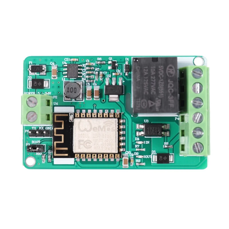ESP8266 10A 220 в сетевой релейный WiFi модуль вход DC 7 В ~ 30 65x40x18 мм | Электроника