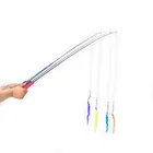 Палка телескопическая с перьями для домашних животных, кошачьи интерактивные игрушки, удочка-Дразнилка, палка для игр, товары для обучения кошек, Интерактивная палочка