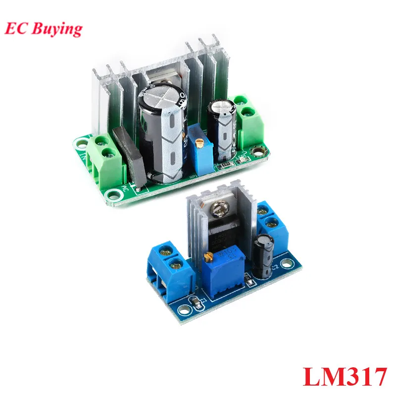 LM317 DC-DC Регулируемый понижающий преобразователь модуль печатной платы линейного