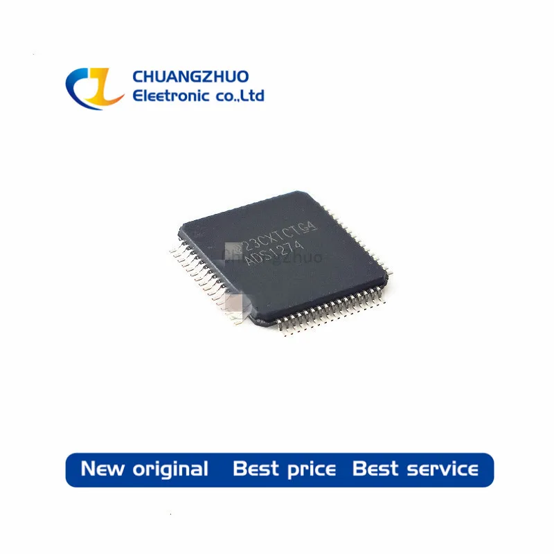 

Новый оригинальный ADS1274 ADS1274IPAPR ADC 24 бит SIGMA-DELTA 64htqfp