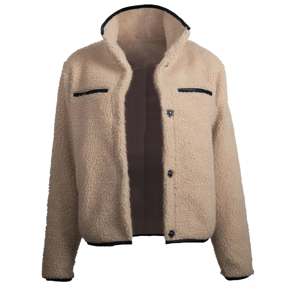 HEFLASHOR/женский модный свитер из искусственной кожи пальто с мехом длинными