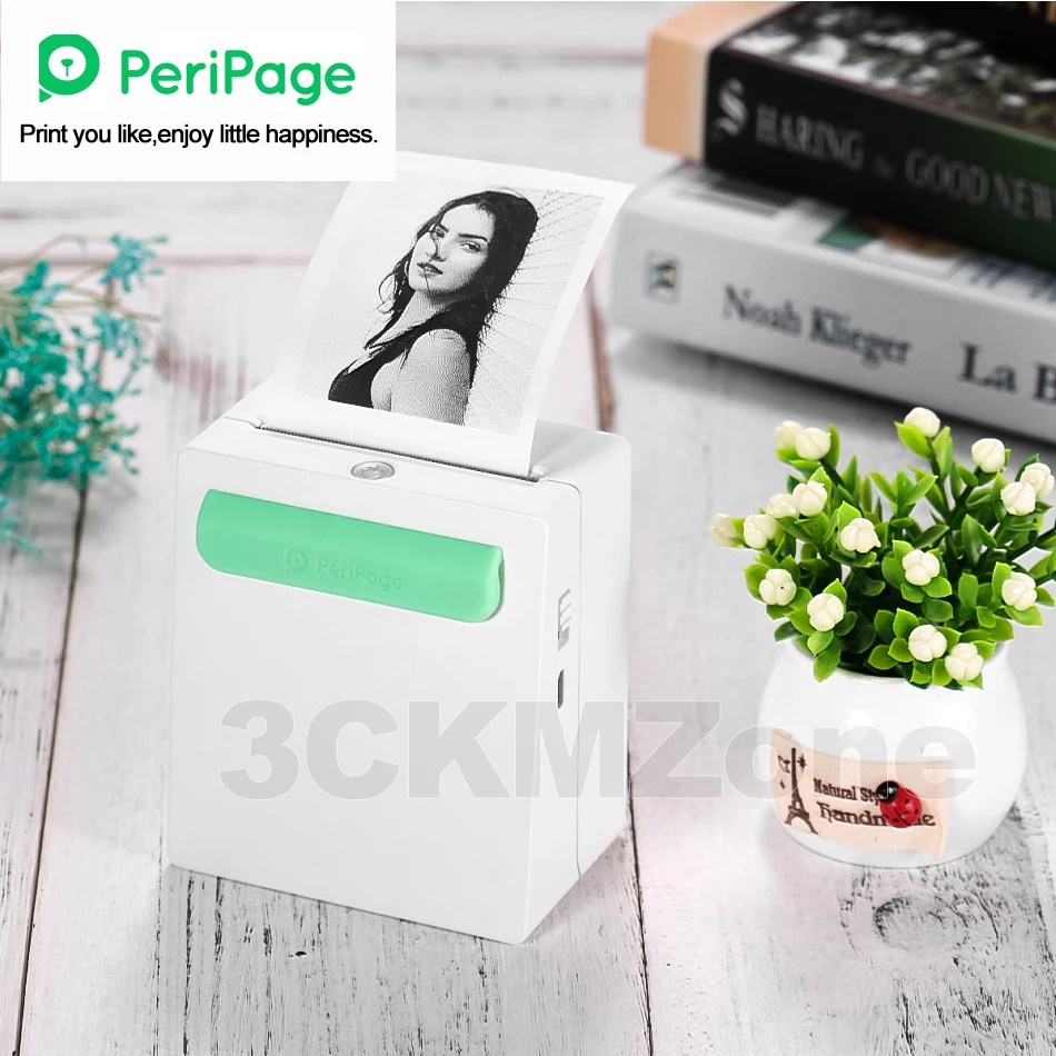 Карманный фото bluetooth принтер Peripage 58 мм 2 дюйма термоэтикетки notes беспроводной