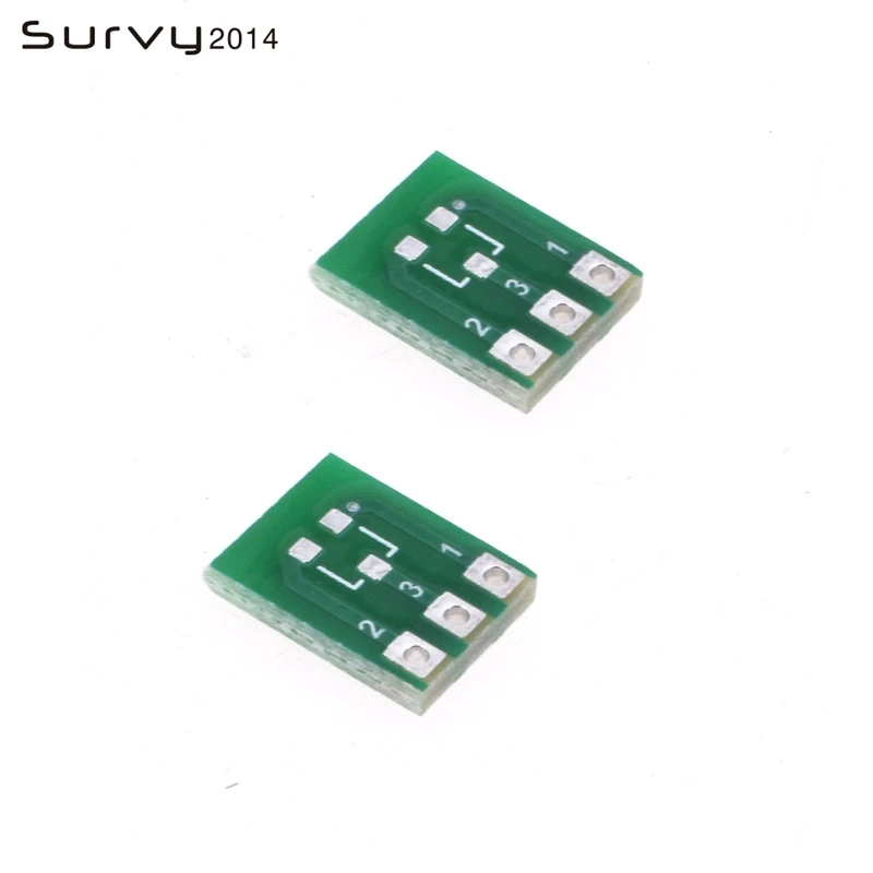 20 шт Двухсторонний SMD SOT23-3 для DIP SIP3 адаптер печатной платы DIY конвертер