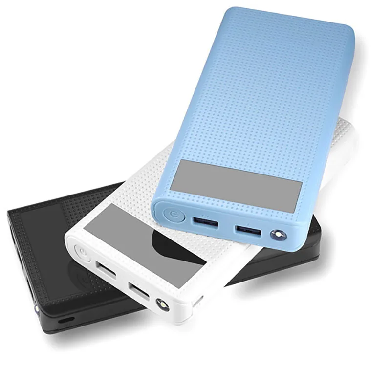 Qc 3 0 20000mAh Type c DIY Power Bank 7*18650 аккумулятор (нет) чехол Led bank Box Quick Charge для