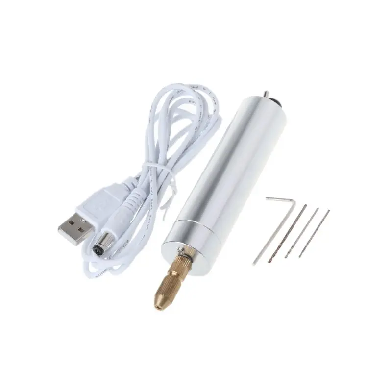 

2021 New USB Mini Micro Electric Hand Drill PCB Board Drilling DIY Plastic Wood Punched Drill