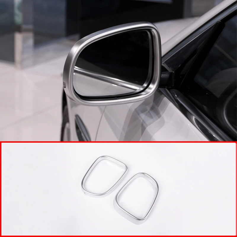 

For Jaguar XE 15-16 / XF 11-16 XJ/XJL 10-16 Automotive ABS Exterior Rearview Mirror Frame Decorative Parts Trim Accessories
