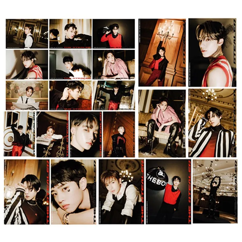 

22Pcs!! LOMO Card Stickers Postcard Stationery Decoration Supplies Fan Gifts KPOP THE BOYZ New Album CHASE Photocard Photo Card
