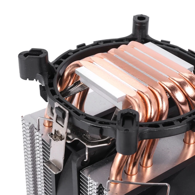 

WISENOVO T90 CPU Radiator 6 Heat Pipe Twin Tower Streamer Blue 4PIN PWM Silent Fan Desktop Radiator for /AMD (Dual Fan)