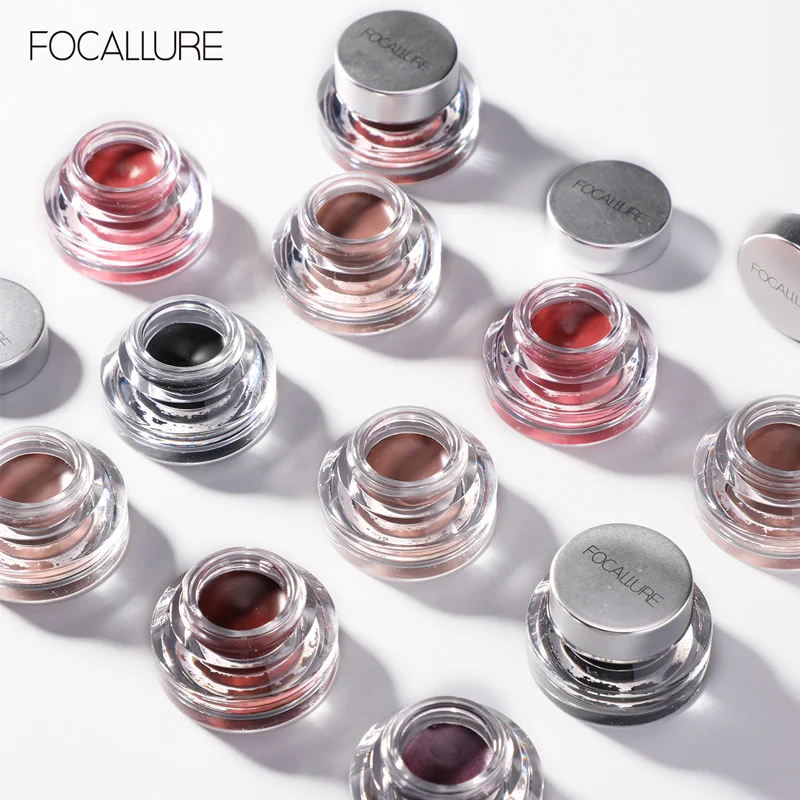 

FOCALLURE Black Eyeliner Gel Cream Waterproof Long-lasting Eyeliner Professional Eyebrow Gel